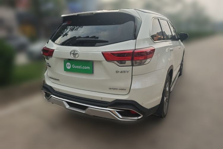 Used Toyota Highlander 2018 2.0T Four-Wheel Drive Luxury Edition 7 Seats China V Emission Standard Rear Right 45 Deg