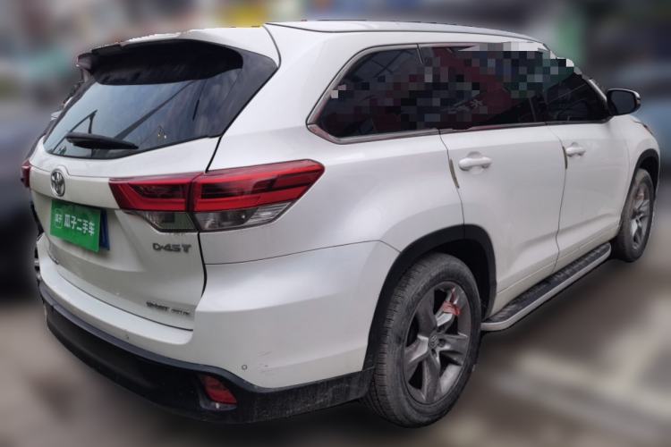 Used Toyota Highlander 2018 2.0T Four-Wheel Drive Luxury Edition 7 Seats China V Emission Standard Rear Right 45 Deg