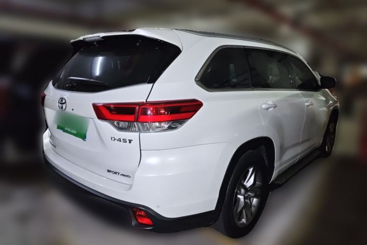 Used Toyota Highlander 2018 2.0T Four-Wheel Drive Prestige Version 7 Seats China VI Standard Rear Right 45 Deg