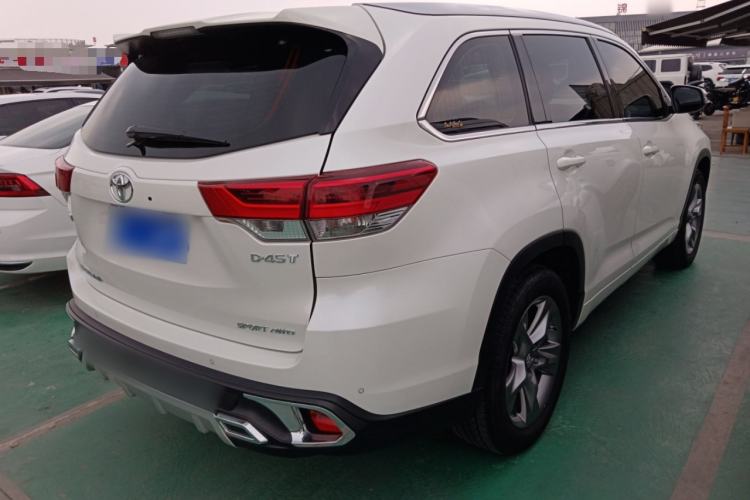 Used Toyota Highlander 2018 2.0T Four-Wheel Drive Prestige Version 7 Seats China VI Standard Rear Right 45 Deg