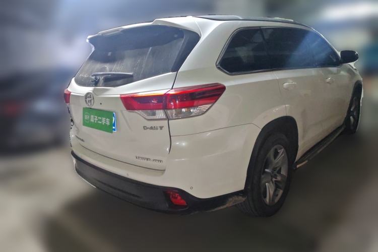 Used Toyota Highlander 2018 2.0T Four-Wheel Drive Ultimate Edition 7-Seater Emission Standard China V Rear Right 45 Deg
