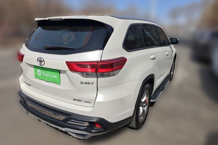 Used Toyota Highlander 2018 2.0T Four-Wheel Drive Luxury Edition 7 Seats China V Emission Standard Rear Right 45 Deg