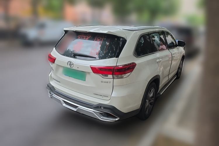 Used Toyota Highlander 2018 2.0T Four-Wheel Drive Ultimate Edition 7-Seater Emission Standard China V Rear Right 45 Deg