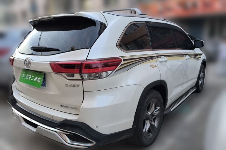 Used Toyota Highlander 2018 2.0T Four-Wheel Drive Luxury Edition 7 Seats China V Emission Standard Rear Right 45 Deg