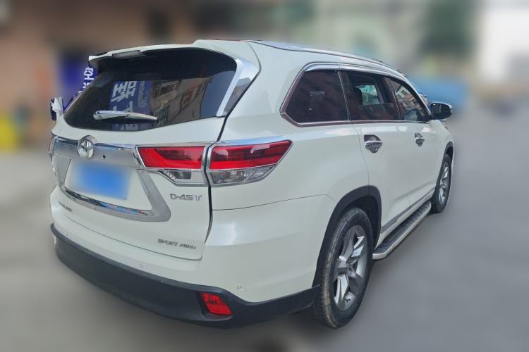 Used Toyota Highlander 2018 2.0T Four-Wheel Drive Luxury Edition 7 Seats China V Emission Standard Rear Right 45 Deg