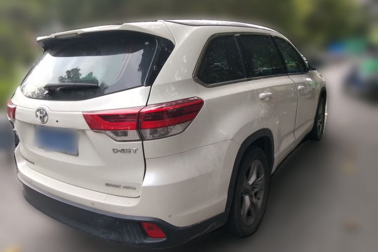 Used Toyota Highlander 2018 2.0T Four-Wheel Drive Prestige Version 7 Seats China V Emission Standard Rear Right 45 Deg