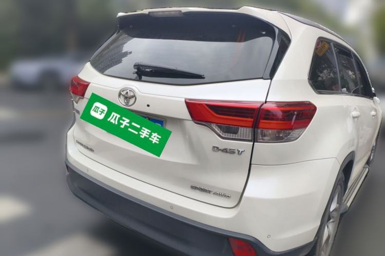Used Toyota Highlander 2018 2.0T Four-Wheel Drive Prestige Version 7 Seats China VI Standard Rear Right 45 Deg