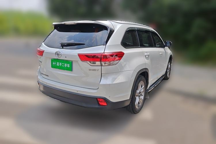 Used Toyota Highlander 2018 2.0T Four-Wheel Drive Supreme Edition 7-Seater China VI Rear Right 45 Deg