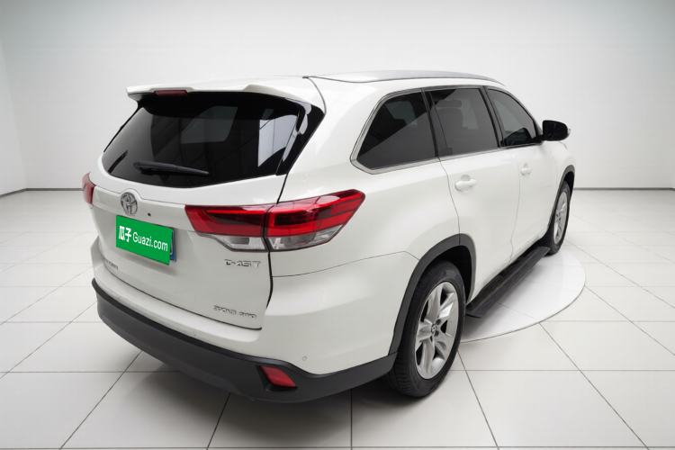 Used Toyota Highlander 2018 2.0T Four-Wheel Drive Prestige Version 7 Seats China VI Standard Rear Right 45 Deg