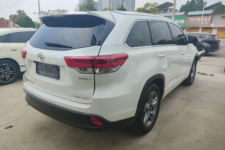 Used Toyota Highlander 2018 2.0T Four-Wheel Drive Luxury Edition 7 Seats China V Emission Standard Rear Right 45 Deg