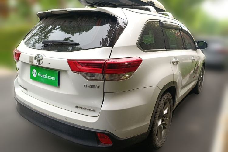 Used Toyota Highlander 2018 2.0T Four-Wheel Drive Prestige Version 7 Seats China VI Standard Rear Right 45 Deg