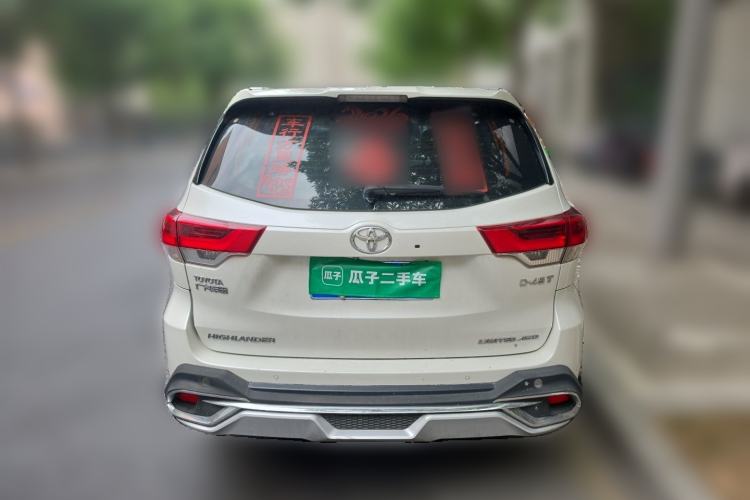 Used Toyota Highlander 2018 2.0T Four-Wheel Drive Ultimate Edition 7-Seater Emission Standard China V Rear