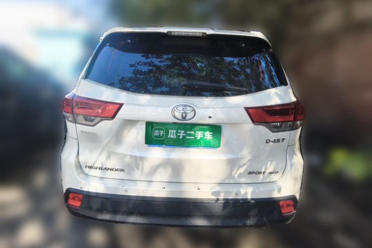 Used Toyota Highlander 2018 2.0T Four-Wheel Drive Prestige Version 7 Seats China V Emission Standard Rear
