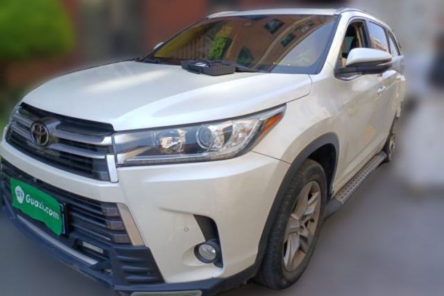 Used Toyota Highlander 2018 2.0T Four-Wheel Drive Prestige Version 7 Seats China V Emission Standard