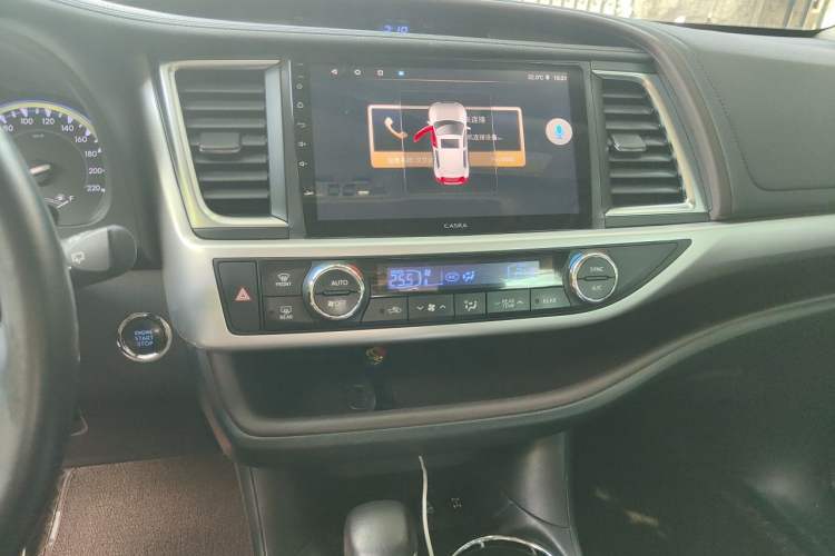 Used Toyota Highlander 2020 2.0T Four-Wheel Drive Millionth Anniversary Edition 7 Seats Audio And AC Panel