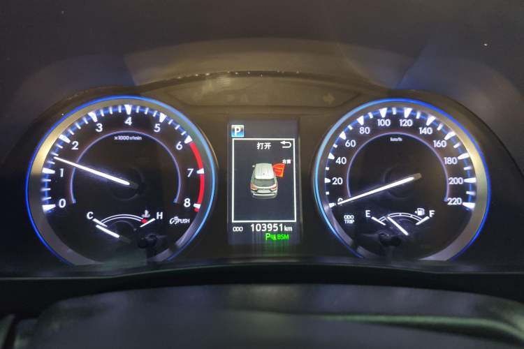 Used Toyota Highlander 2020 2.0T Four-Wheel Drive Millionth Anniversary Edition 7 Seats Instrument Cluster