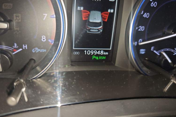Used Toyota Highlander 2020 2.0T Four-Wheel Drive Millionth Anniversary Edition 7 Seats Odometer Close Up