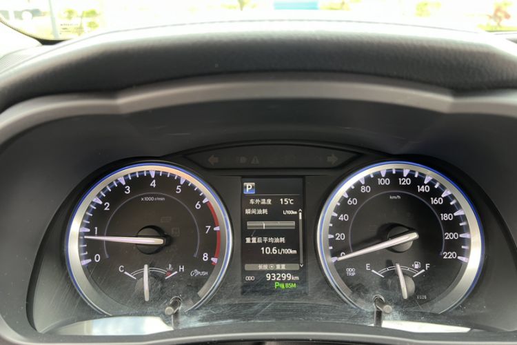 Used Toyota Highlander 2020 2.0T Four-Wheel Drive Millionth Anniversary Edition 7 Seats Odometer Close Up