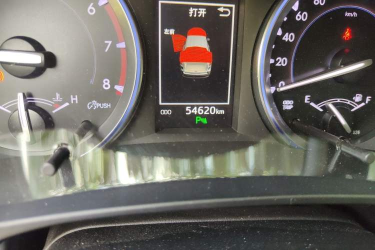 Used Toyota Highlander 2020 2.0T Four-Wheel Drive Millionth Anniversary Edition 7 Seats Odometer Close Up
