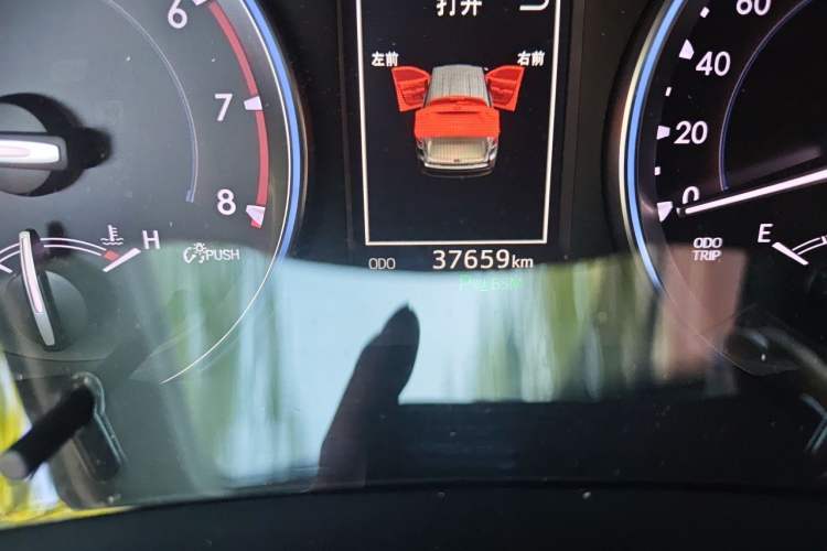 Used Toyota Highlander 2020 2.0T Four-Wheel Drive Millionth Anniversary Edition 7 Seats Odometer Close Up