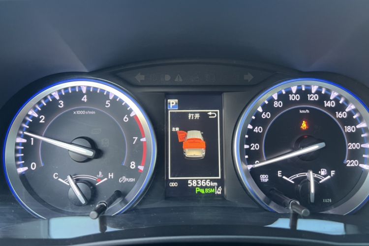 Used Toyota Highlander 2020 2.0T Four-Wheel Drive Millionth Anniversary Edition 7 Seats Odometer Close Up