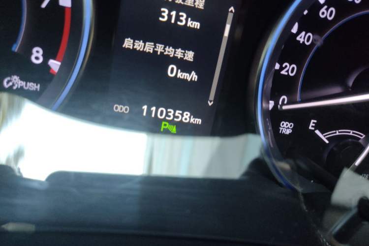 Used Toyota Highlander 2020 2.0T Four-Wheel Drive Millionth Anniversary Edition 7 Seats Odometer Close Up