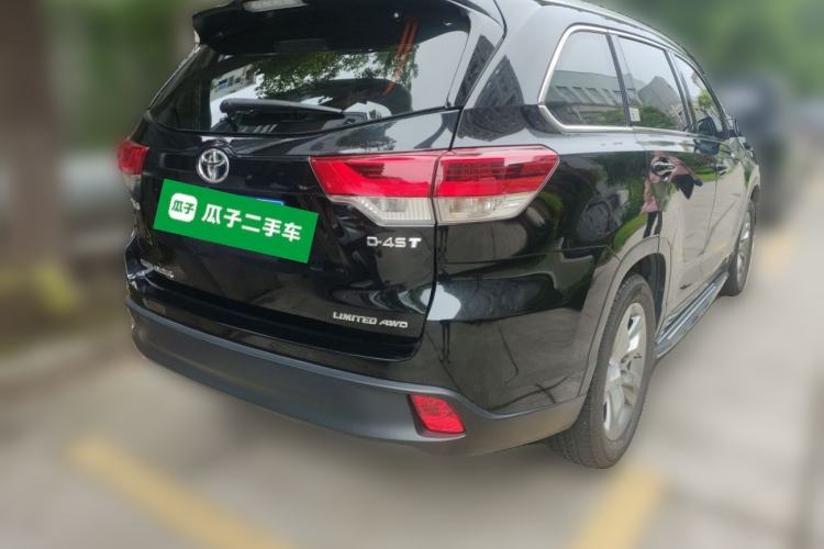Used Toyota Highlander 2020 2.0T Four-Wheel Drive Millionth Anniversary Edition 7 Seats Rear Right 45 Deg