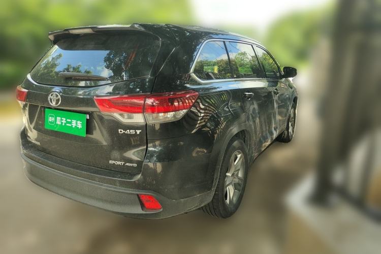 Used Toyota Highlander 2020 2.0T Four-Wheel Drive Millionth Anniversary Edition 7 Seats Rear Right 45 Deg