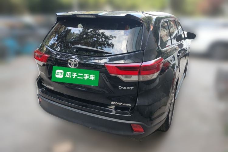 Used Toyota Highlander 2020 2.0T Four-Wheel Drive Millionth Anniversary Edition 7 Seats Rear Right 45 Deg
