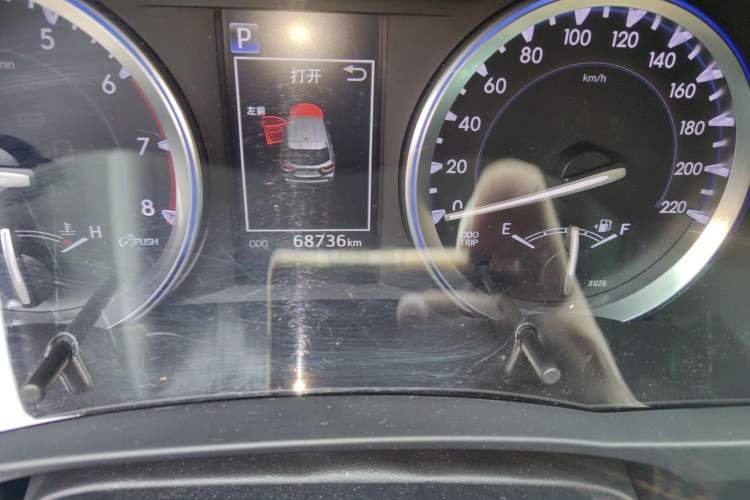 Used Toyota Highlander 2020 2.0T Four-Wheel Drive Millionth Anniversary Edition 7 Seats Odometer Close Up