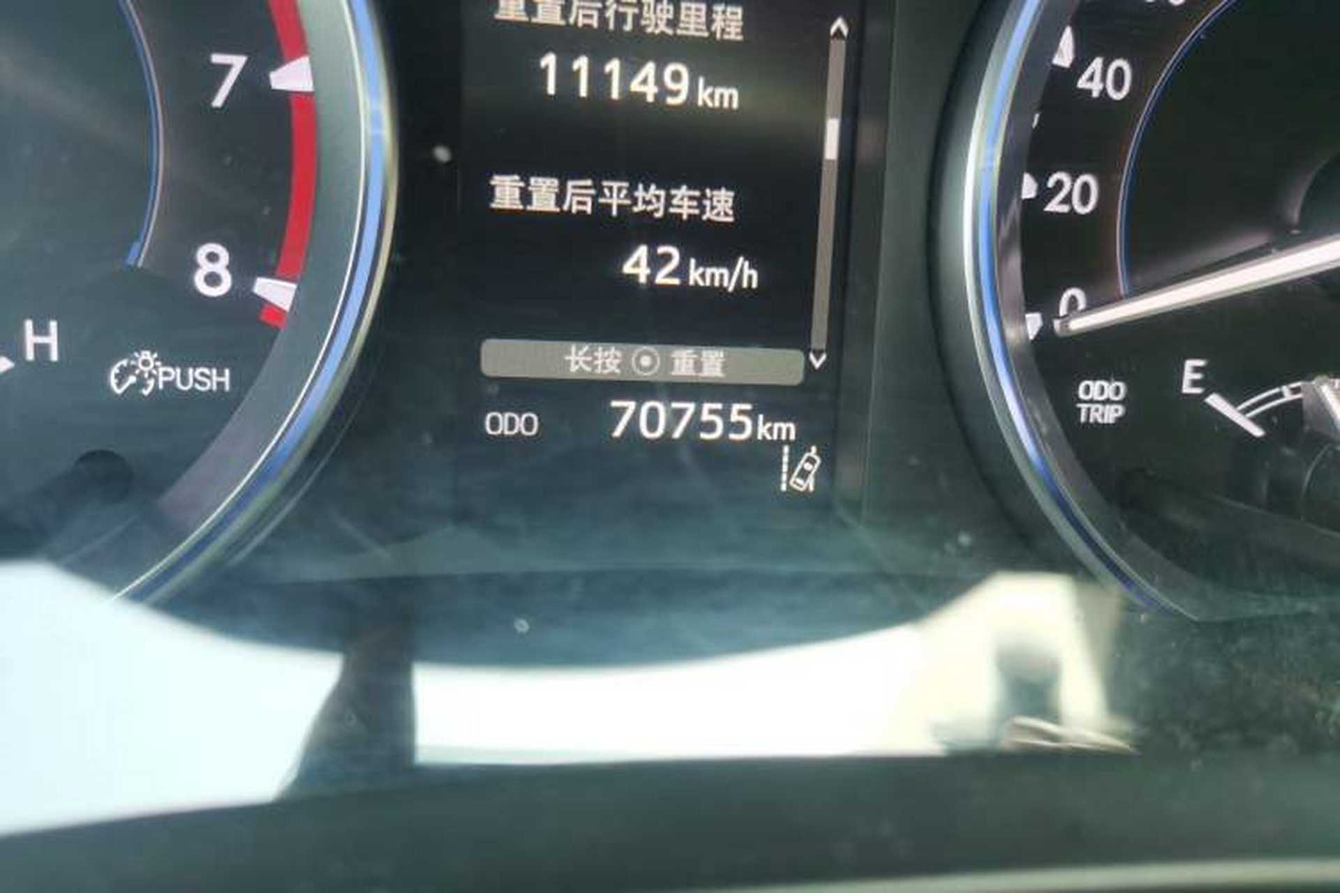 Used Toyota Highlander 2020 2.0T Four-Wheel Drive Millionth Anniversary Edition 7 Seats Odometer Close Up