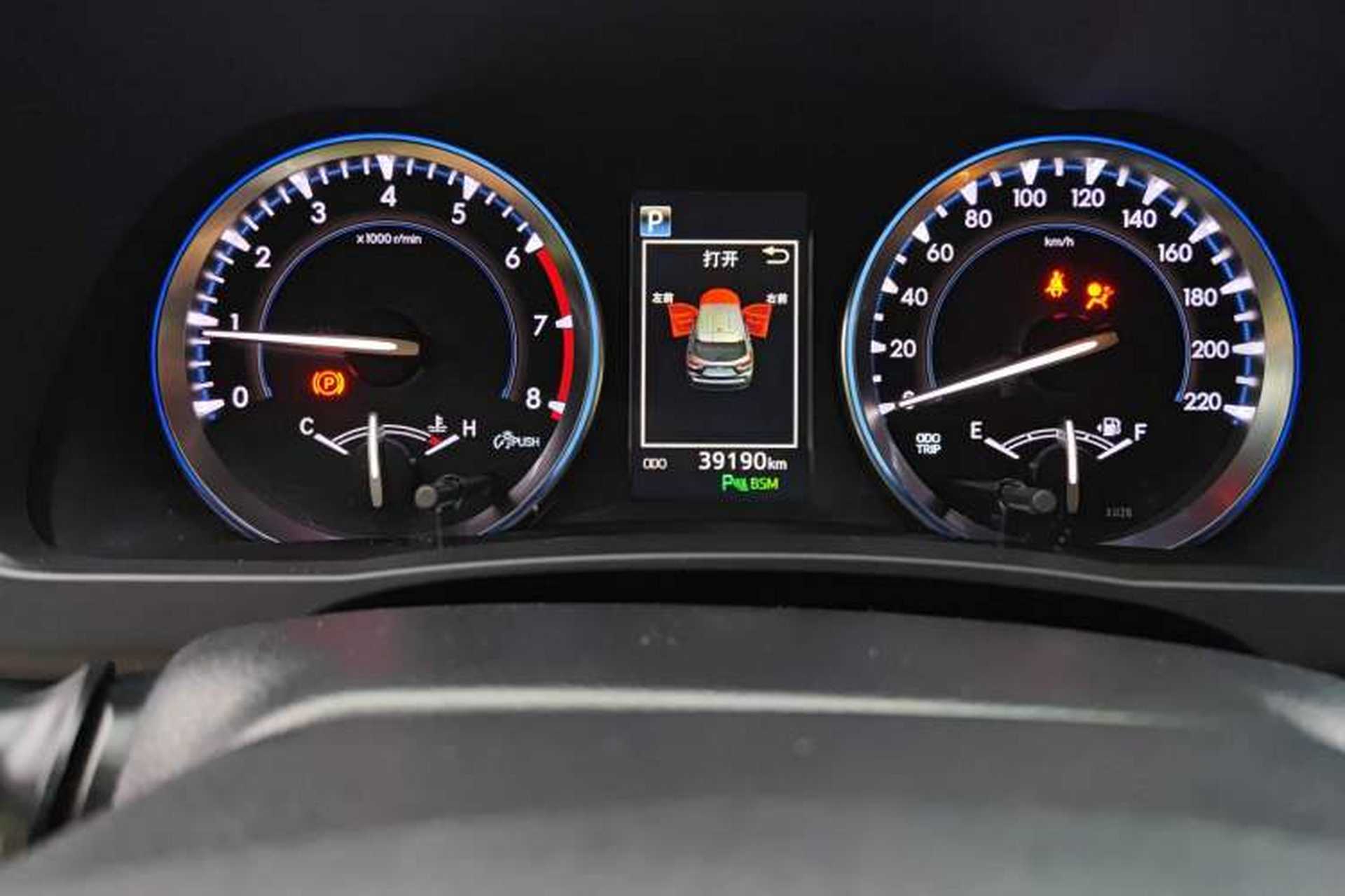 Used Toyota Highlander 2020 2.0T Four-Wheel Drive Millionth Anniversary Edition 7 Seats Odometer Close Up