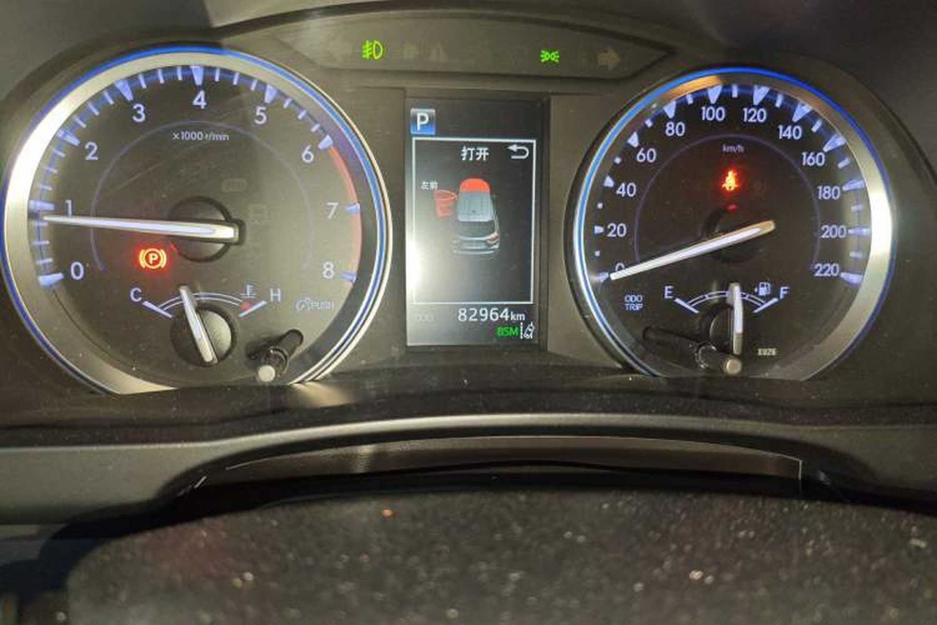 Used Toyota Highlander 2020 2.0T Four-Wheel Drive Millionth Anniversary Edition 7 Seats Odometer Close Up