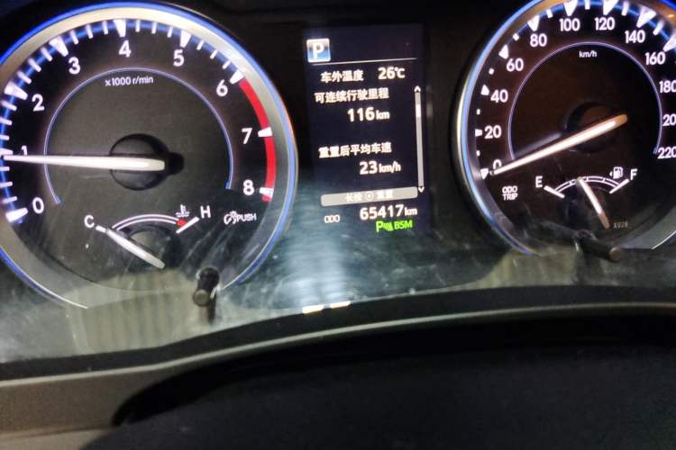Used Toyota Highlander 2020 2.0T Four-Wheel Drive Millionth Anniversary Edition 7 Seats Odometer Close Up