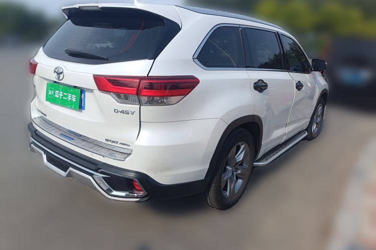 Used Toyota Highlander 2020 2.0T Four-Wheel Drive Millionth Anniversary Edition 7 Seats Rear Right 45 Deg