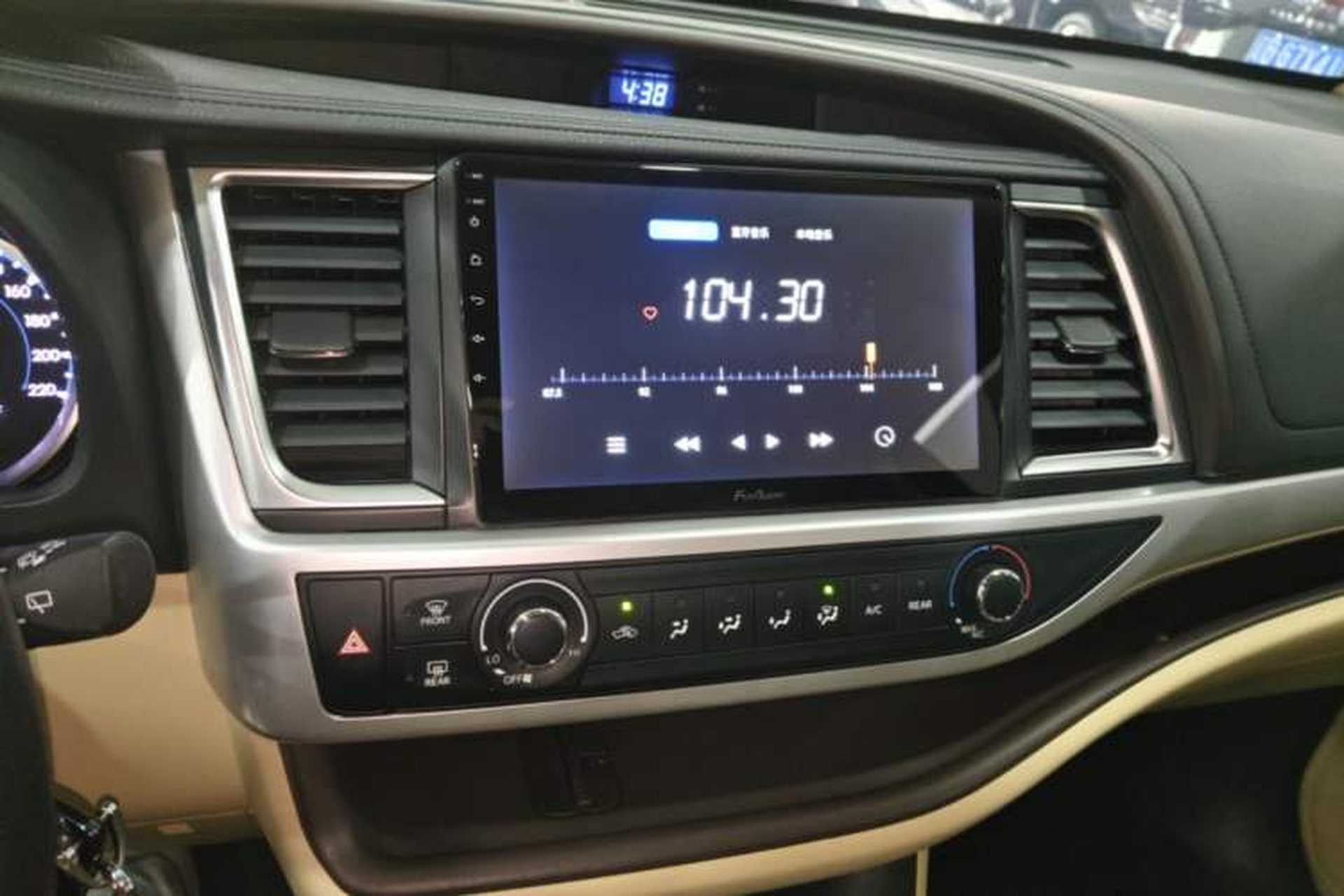 Used Toyota Highlander 2021 2.0T Two-Wheel Drive Elite Edition 5 Seats Audio And AC Panel