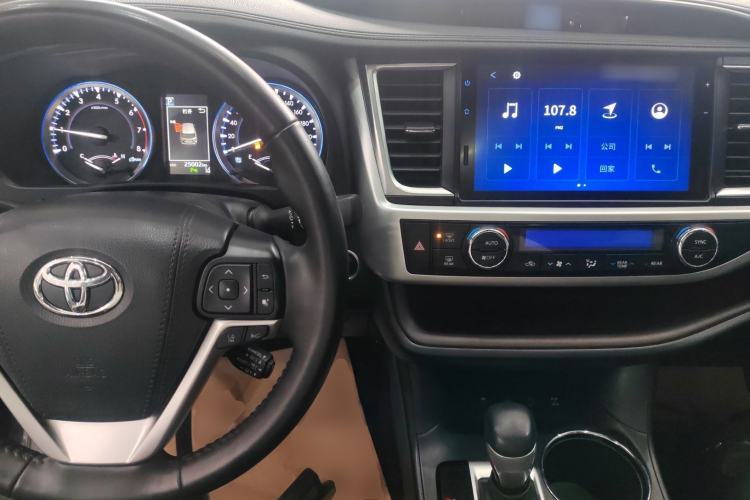 Used Toyota Highlander 2021 2.0T Four-Wheel Drive Prestige Version 7 Seats Center Console