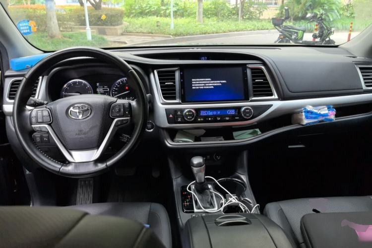 Used Toyota Highlander 2021 2.0T Four-Wheel Drive Prestige Version 7 Seats Center Console