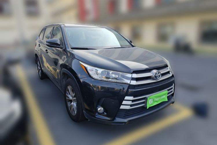 Used Toyota Highlander 2021 2.0T Four-Wheel Drive Elite Edition 7-Seater Front Right 45 Deg