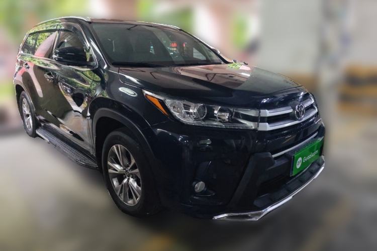 Used Toyota Highlander 2021 2.0T Four-Wheel Drive Elite Edition 7-Seater Front Right 45 Deg