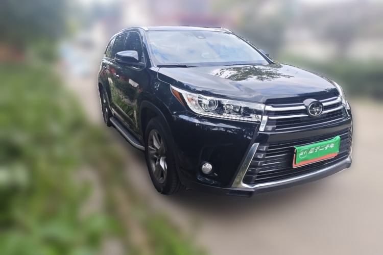 Used Toyota Highlander 2021 2.0T Four-Wheel Drive Prestige Version 7 Seats Front Right 45 Deg