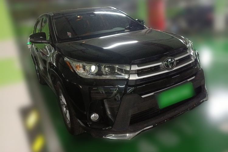 Used Toyota Highlander 2021 2.0T Four-Wheel Drive Luxury Edition 7 Seats Front Right 45 Deg