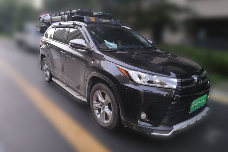 Used Toyota Highlander 2021 2.0T Four-Wheel Drive Luxury Edition 7 Seats Front Right 45 Deg