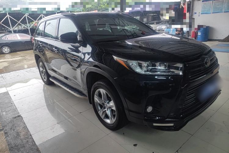 Used Toyota Highlander 2021 2.0T Four-Wheel Drive Prestige Version 7 Seats Front Right 45 Deg