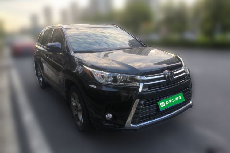 Used Toyota Highlander 2021 2.0T Four-Wheel Drive Prestige Version 7 Seats Front Right 45 Deg