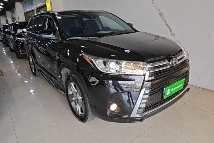 Used Toyota Highlander 2021 2.0T Four-Wheel Drive Prestige Version 7 Seats Front Right 45 Deg