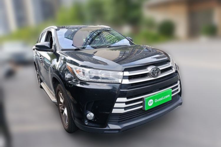 Used Toyota Highlander 2021 2.0T Four-Wheel Drive Luxury Edition 7 Seats Front Right 45 Deg