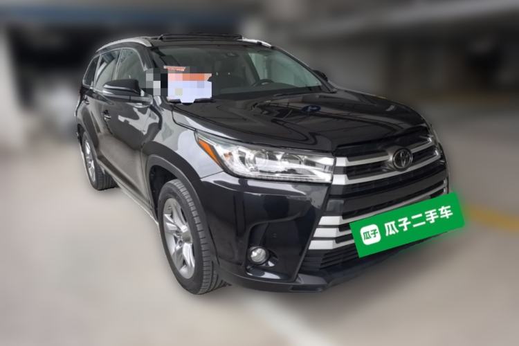Used Toyota Highlander 2021 2.0T Four-Wheel Drive Luxury Edition 7 Seats Front Right 45 Deg