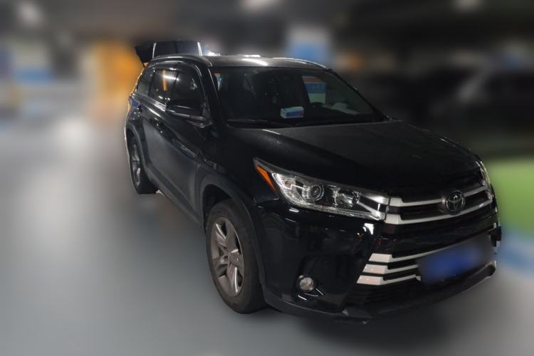 Used Toyota Highlander 2021 2.0T Four-Wheel Drive Prestige Version 7 Seats Front Right 45 Deg
