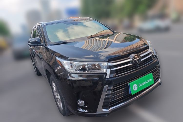 Used Toyota Highlander 2021 2.0T Four-Wheel Drive Prestige Version 7 Seats Front Right 45 Deg